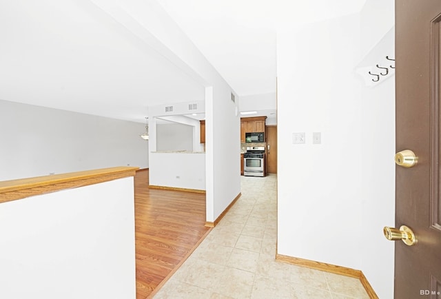 16052 Eagle Ridge Dr, Tinley Park, IL 60477 - hall featuring baseboards and light tile patterned flooring