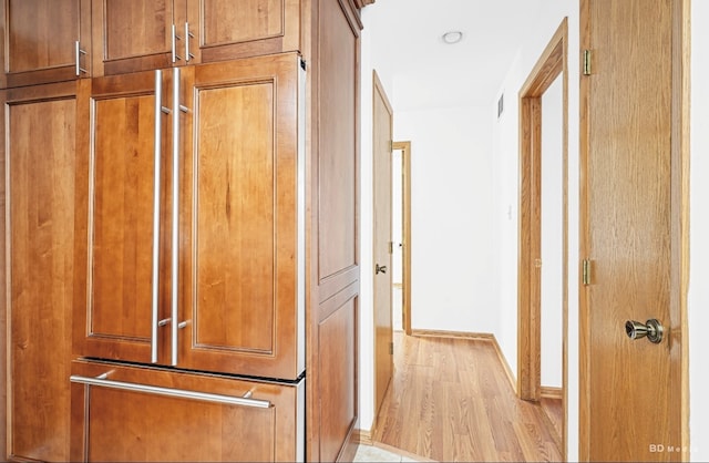 16052 Eagle Ridge Dr, Tinley Park, IL 60477 - hall with light wood-type flooring and baseboards