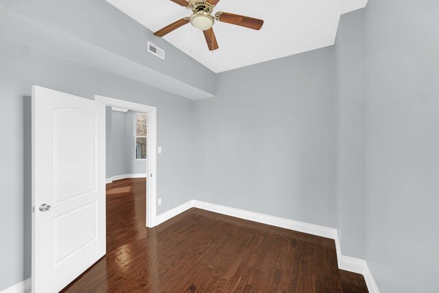 7223 S Union Ave, Chicago, IL 60621 - unfurnished room with ceiling fan, baseboards, and wood finished floors