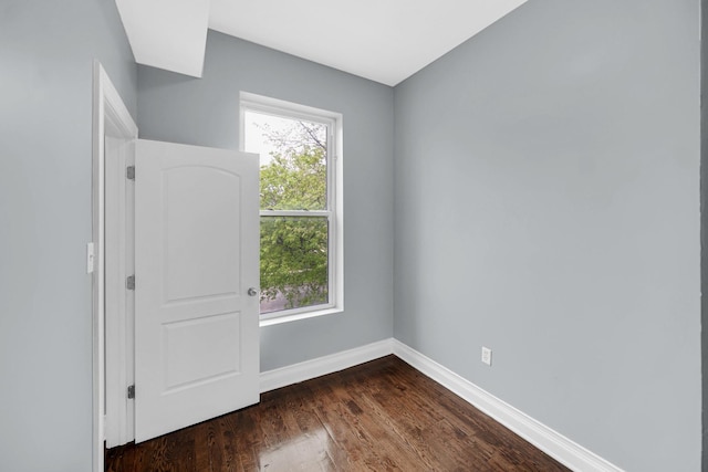 7223 S Union Ave, Chicago, IL 60621 - empty room featuring baseboards and dark wood-style flooring