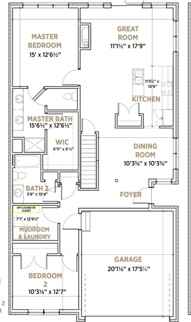 1224 Prairie Ln, Lemont, IL 60439 - home floor plan
