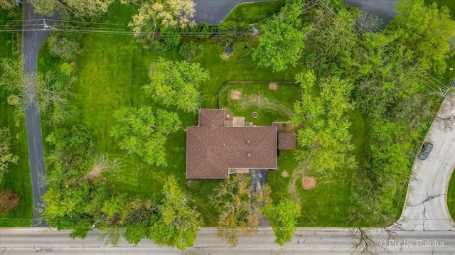 aerial view of property and surrounding area