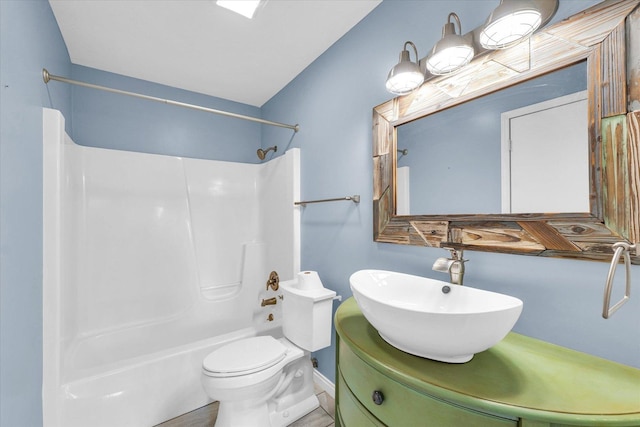 19 Nightingale Cir, Camargo, IL 61919 - full bath with toilet, shower / bathtub combination, vanity, and baseboards