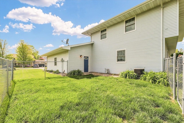 19 Nightingale Cir, Camargo, IL 61919 - rear view of property with central AC