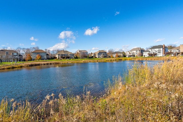water view with nearby suburban area