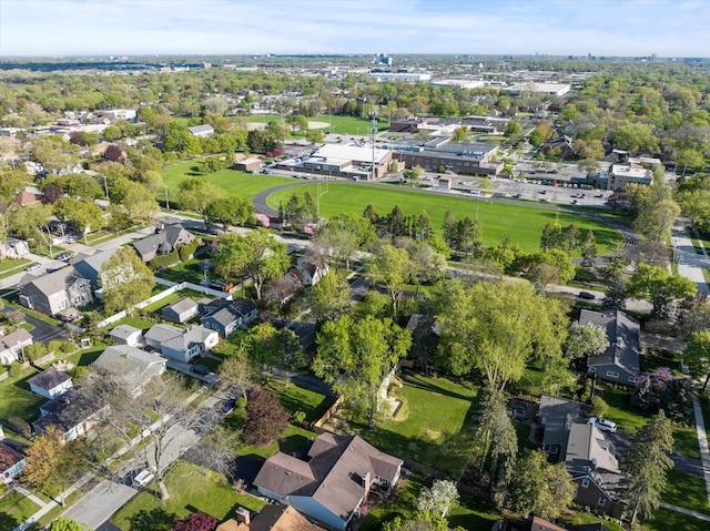 250 N Oak St, Palatine, IL 60067 - aerial view of property and surrounding area with nearby suburban area