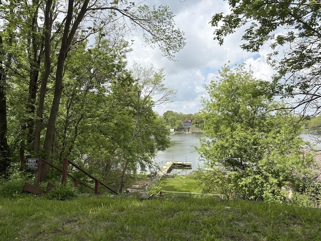 26211 W Spring Grove Rd, Antioch, IL 60002 - water view with a dock
