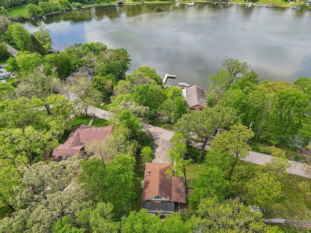 26211 W Spring Grove Rd, Antioch, IL 60002 - aerial view of a large body of water