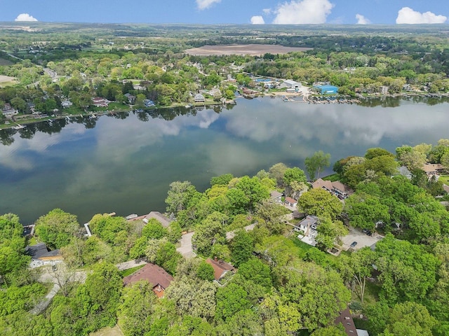 26211 W Spring Grove Rd, Antioch, IL 60002 - aerial view of property's location featuring a nearby body of water, a forest, and nearby suburban area