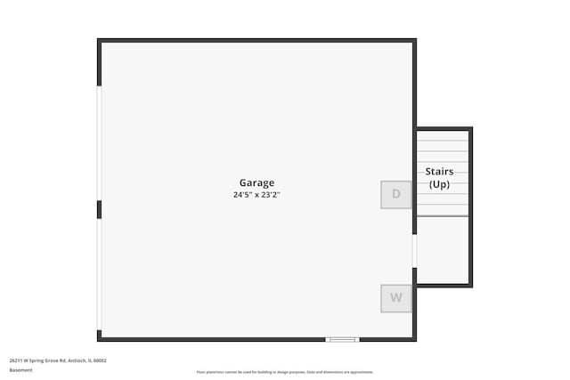 26211 W Spring Grove Rd, Antioch, IL 60002 - floor plan / room layout