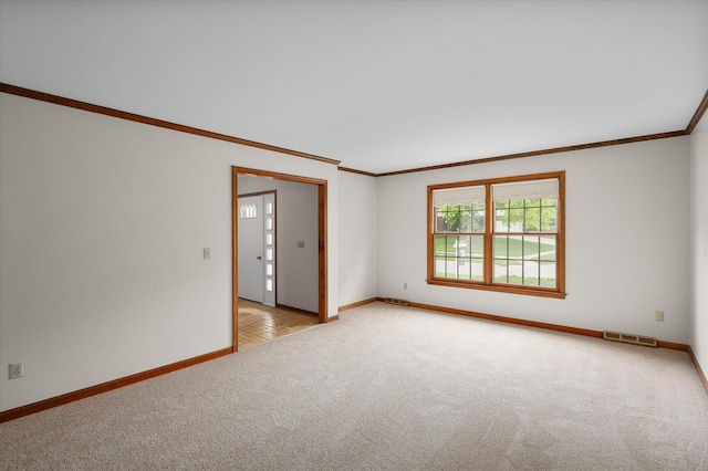 22 Cedar Gate Cir, Sugar Grove, IL 60554 - unfurnished room featuring light colored carpet, crown molding, and baseboards