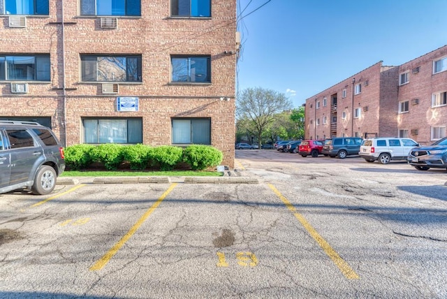 view of uncovered parking lot