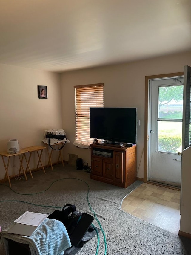 570 Timber Dr, Harvard, IL 60033 - living area with light colored carpet