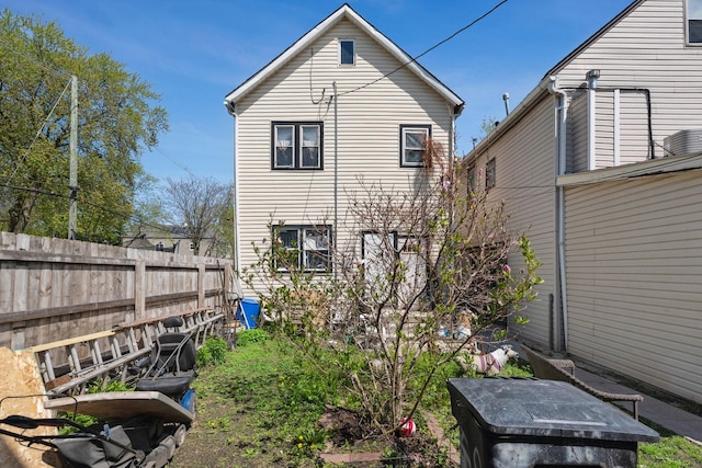1443 W 49th Pl, Chicago, IL 60609 - rear view of property featuring fence