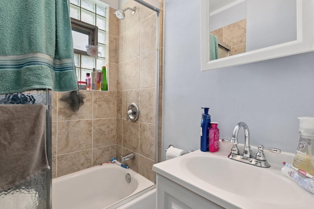 1443 W 49th Pl, Chicago, IL 60609 - bathroom with a sink and shower / bath combination