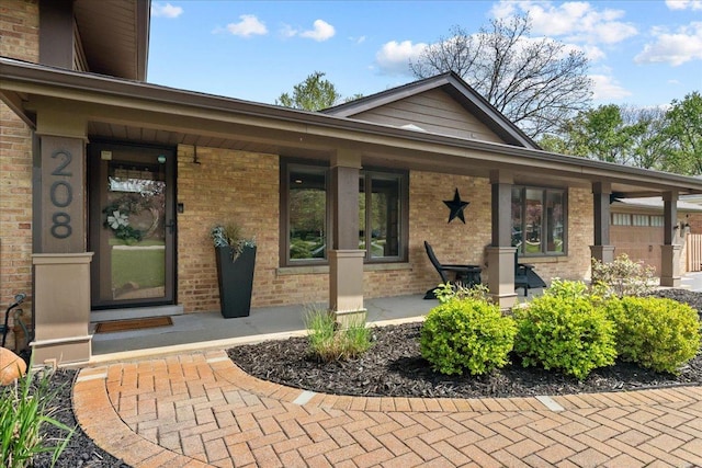 208 N Pkwy, Prospect Heights, IL 60070 - entrance to property with a porch and brick siding