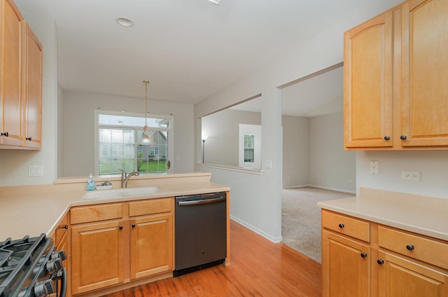 21508 Lake St Clair Dr Unit 0, Crest Hill, IL 60403 - kitchen featuring dishwasher, a sink, light countertops, and stove