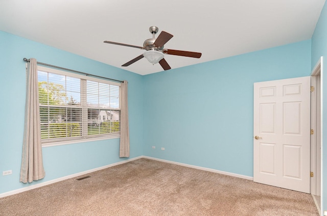 21508 Lake St Clair Dr Unit 0, Crest Hill, IL 60403 - carpeted spare room with a ceiling fan and baseboards