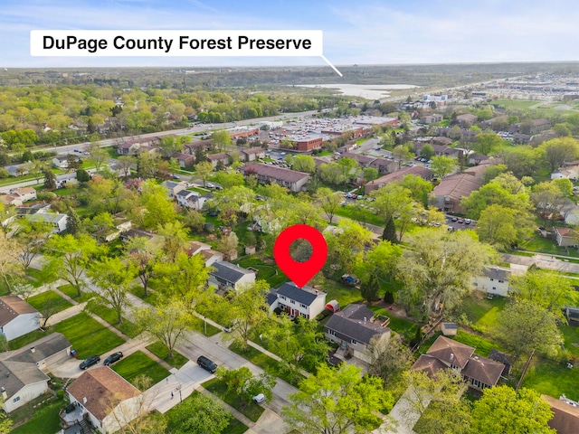1984 Nottingham Ln, Wheaton, IL 60189 - aerial perspective of suburban area