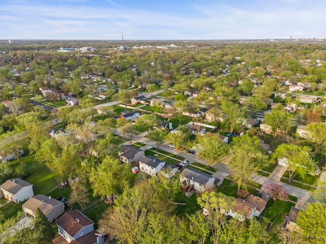 1984 Nottingham Ln, Wheaton, IL 60189 - aerial overview of property's location with nearby suburban area