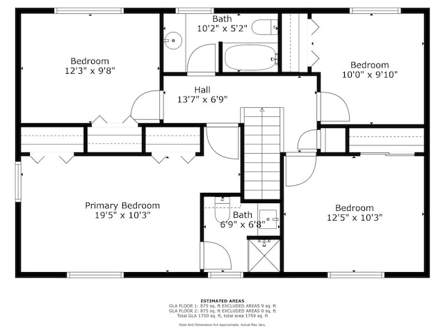 1984 Nottingham Ln, Wheaton, IL 60189 - property floor plan