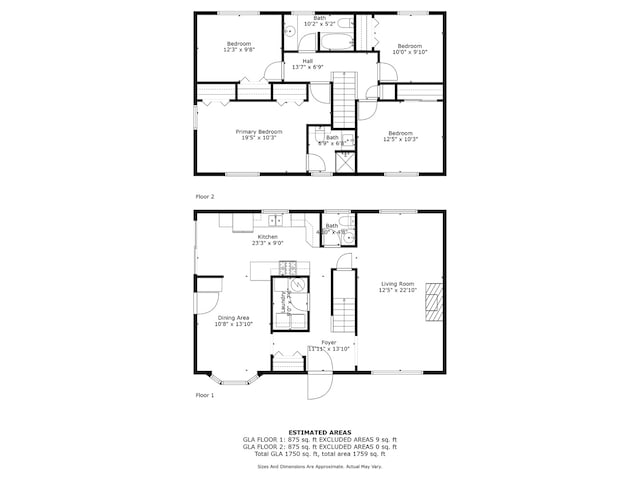 1984 Nottingham Ln, Wheaton, IL 60189 - property floor plan
