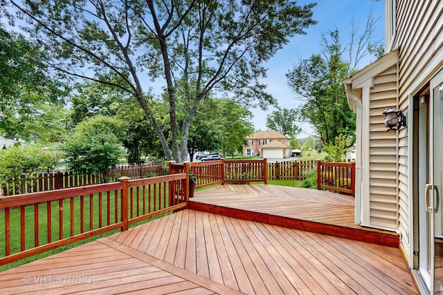 500 Shallow Cove Rd, Lake Zurich, IL 60047 - view of wooden terrace