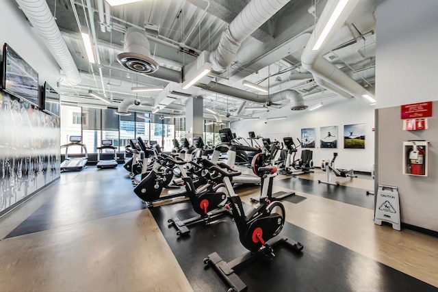 225 N Columbus Dr Unit 6305, Chicago, IL 60601 - view of exercise room