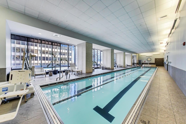 225 N Columbus Dr Unit 6305, Chicago, IL 60601 - view of indoor pool