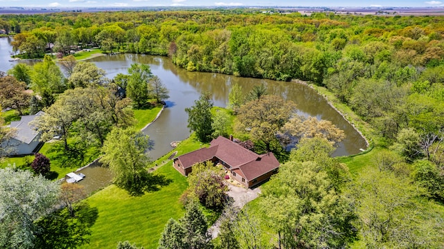 3262 Greenwood Dr, Dewey, IL 61840 - aerial view of a forest and a nearby body of water