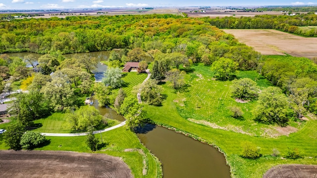 3262 Greenwood Dr, Dewey, IL 61840 - view of rural area with a nearby body of water
