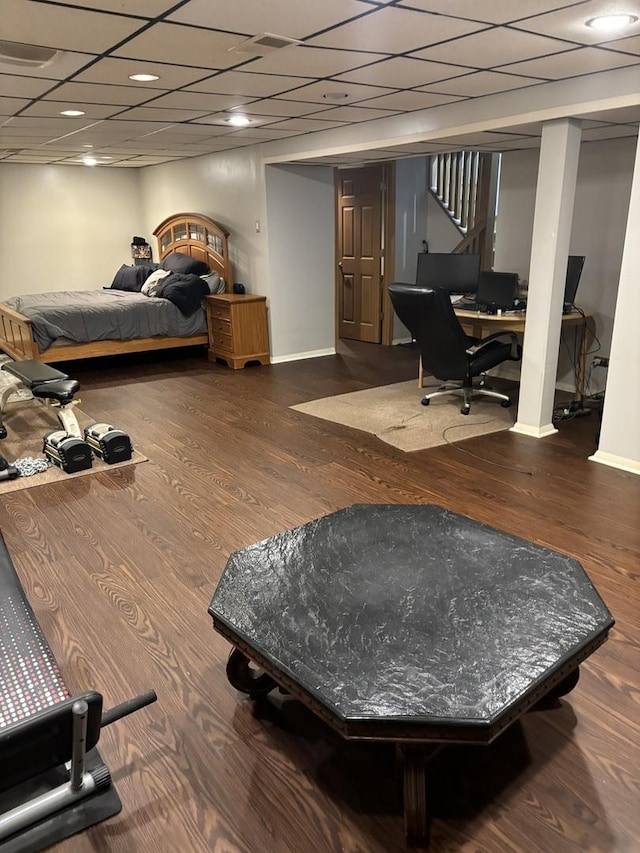 3991 Whispering Trails Dr, Hoffman Estates, IL 60192 - bedroom featuring wood finished floors and baseboards