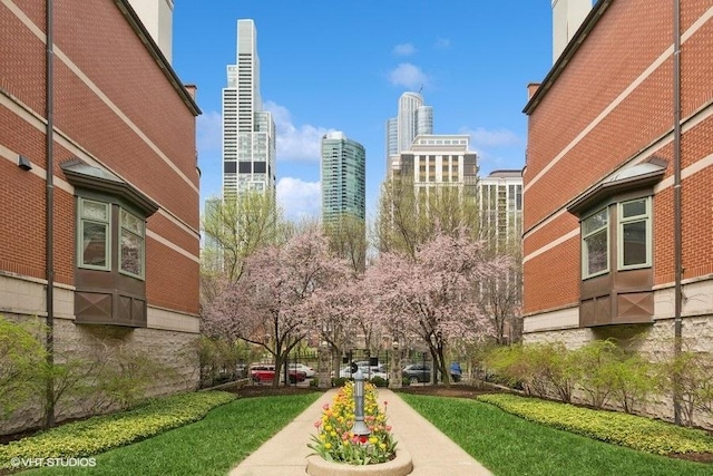 view of community featuring a view of city