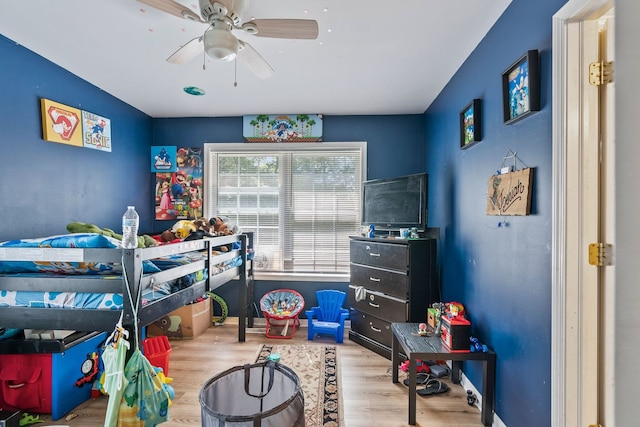 260-262 Chaparral Cir, Elgin, IL 60120 - bedroom with wood finished floors and a ceiling fan