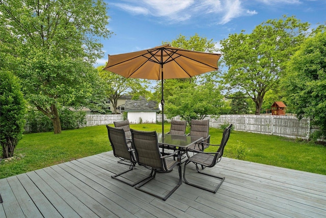 1545 London Ct, Naperville, IL 60563 - wooden terrace featuring outdoor dining space