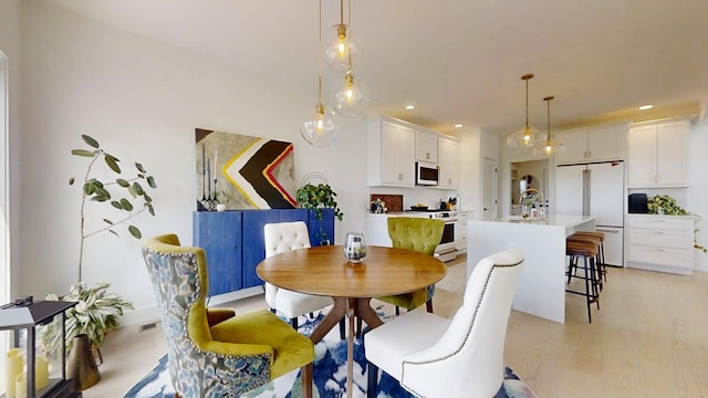 3133 Palmer Dr, Champaign, IL 61822 - dining room with recessed lighting