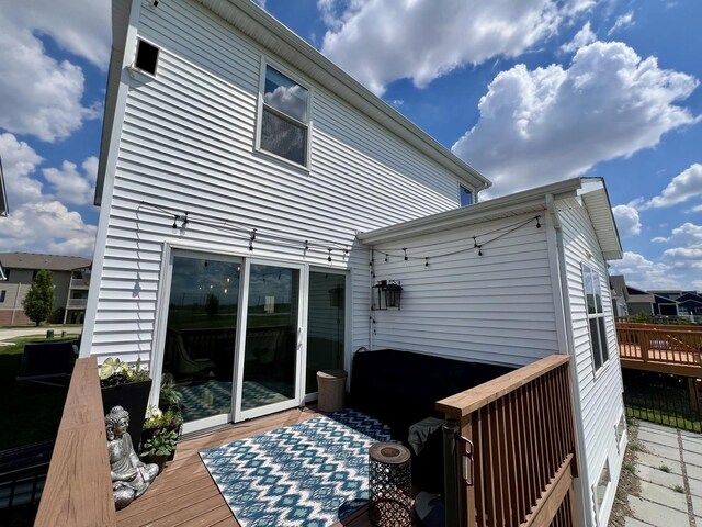 3133 Palmer Dr, Champaign, IL 61822 - view of wooden deck