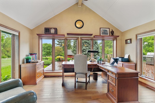 660 Plum Tree Dr, Barrington Hills, IL 60010 - office space featuring light wood-style floors