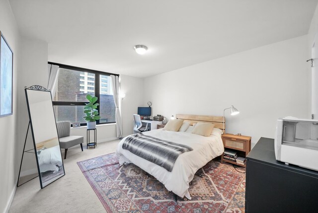 1160 S Michigan Ave Unit 1005, Chicago, IL 60605 - carpeted bedroom with baseboards and an office area