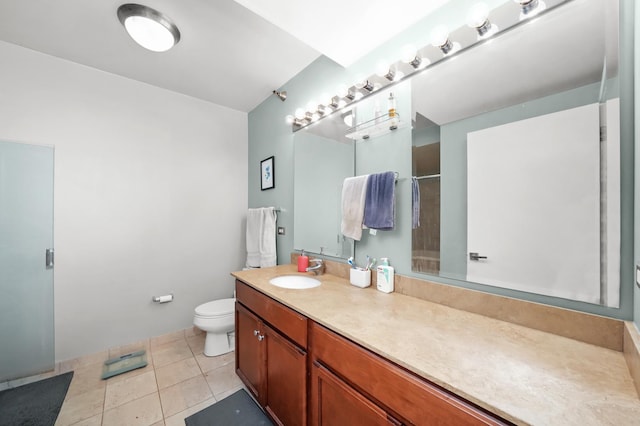 1160 S Michigan Ave Unit 1005, Chicago, IL 60605 - full bath featuring toilet, tile patterned flooring, vanity, and a shower