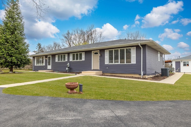 31 Bruce Ct N, Lockport, IL 60441 - single story home with central AC unit and a front yard