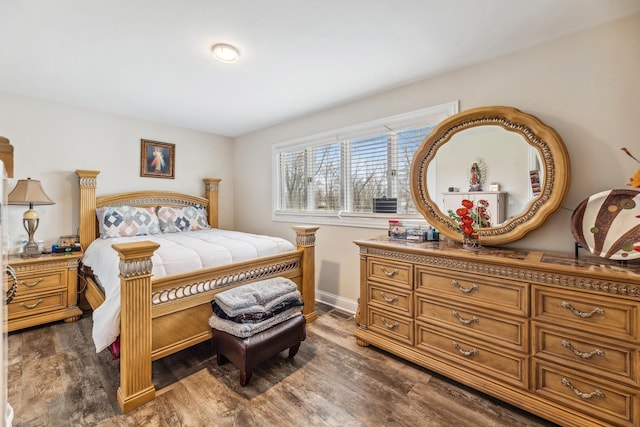 31 Bruce Ct N, Lockport, IL 60441 - bedroom with dark wood-style floors and baseboards