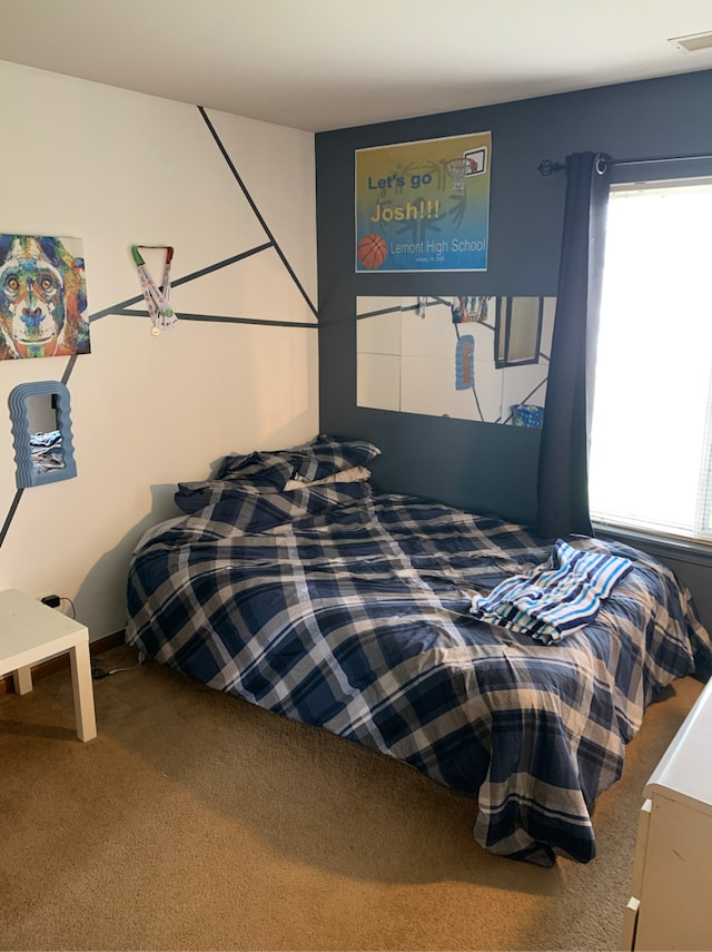 1453 Bluestem Ln, Minooka, IL 60447 - bedroom with multiple windows and carpet