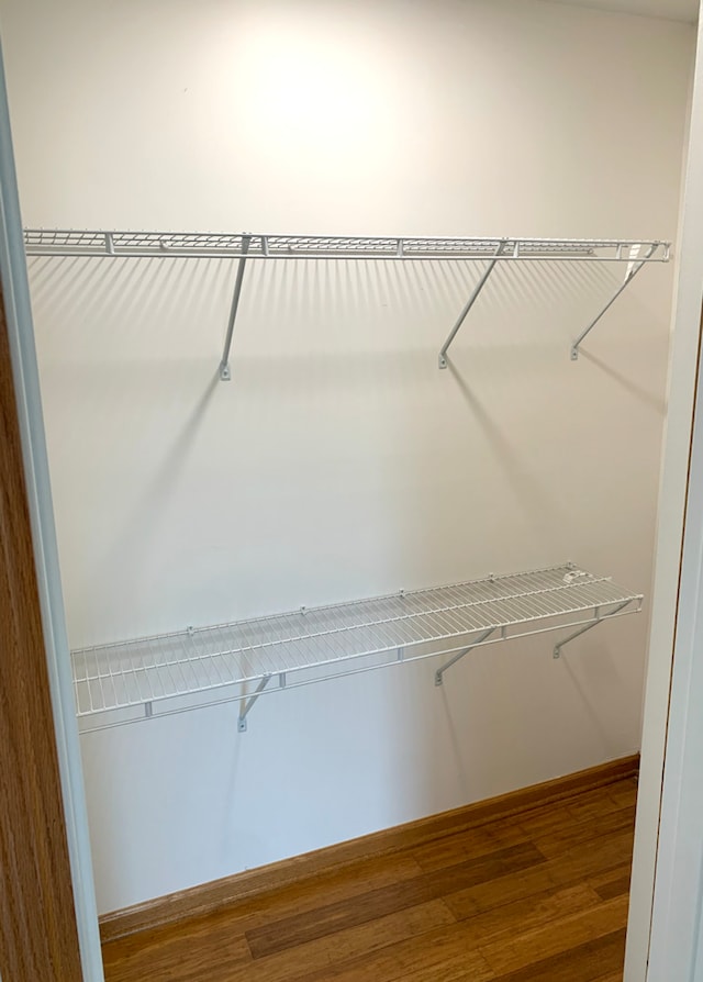 1453 Bluestem Ln, Minooka, IL 60447 - spacious closet featuring wood finished floors