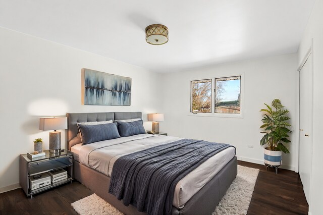 17000 Cherry Creek Ave, Tinley Park, IL 60487 - bedroom featuring wood finished floors and baseboards