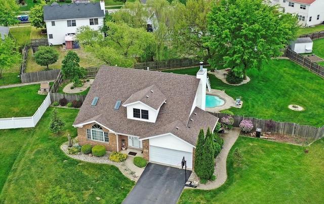 5157 Ribbon Ct, Monee, IL 60449 - view of subject property with a pool area