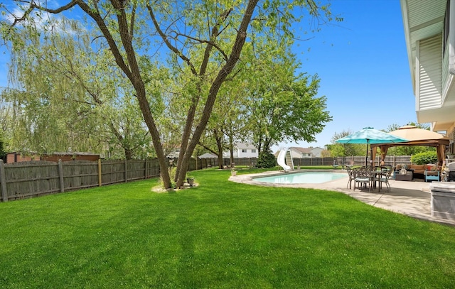 5157 Ribbon Ct, Monee, IL 60449 - view of yard with an outdoor hangout area and a patio