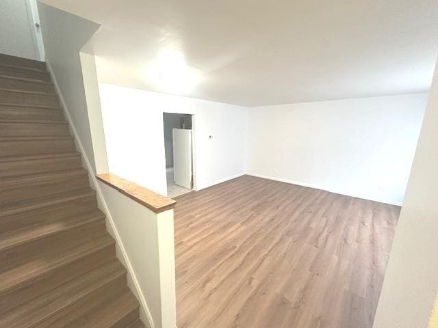 2209 171st St, Hazel Crest, IL 60429 - stairs featuring wood finished floors and baseboards