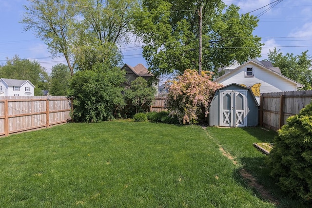 315 W Bennett St, Pontiac, IL 61764 - view of yard featuring a storage unit and an outbuilding