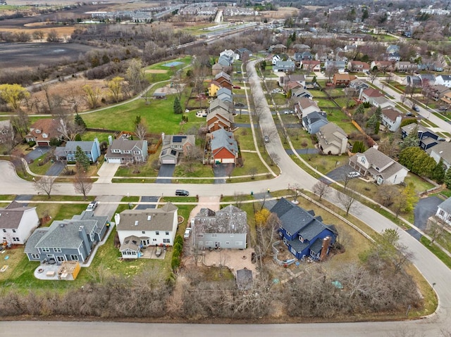 513 Trestle Ct, Grayslake, IL 60030 - aerial view of property and surrounding area with nearby suburban area